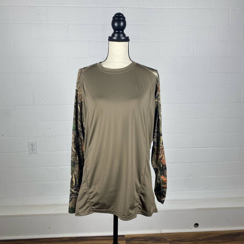 Camouflage Sleeve Top